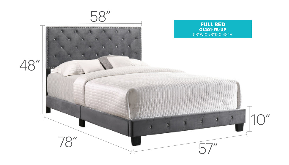 Glory Furniture Suffolk Upholstered Bed