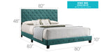Glory Furniture Suffolk G1404-UP Bed Green