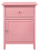 Glory Furniture Izzy G1404-N 1 Drawer /1 Door Nightstand , Pink G1404-N