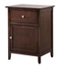 Glory Furniture Izzy G1410-7 N-00 1 Drawer /1 Door Nightstand 