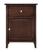 Glory Furniture Izzy G1410-7 N-00 1 Drawer /1 Door Nightstand 