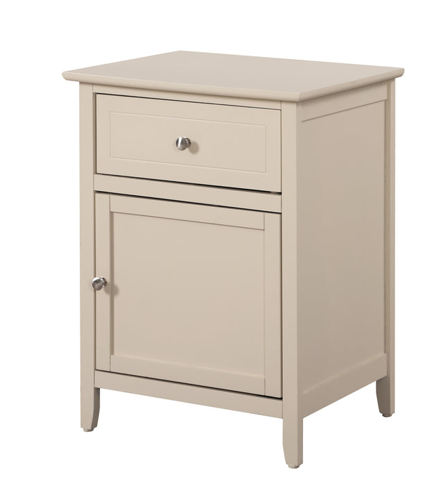 Glory Furniture Izzy G1410-7 N-00 1 Drawer /1 Door Nightstand 