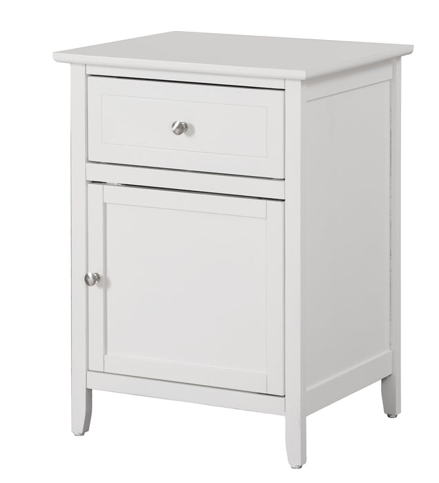 Glory Furniture Izzy G1410-7 N-00 1 Drawer /1 Door Nightstand 