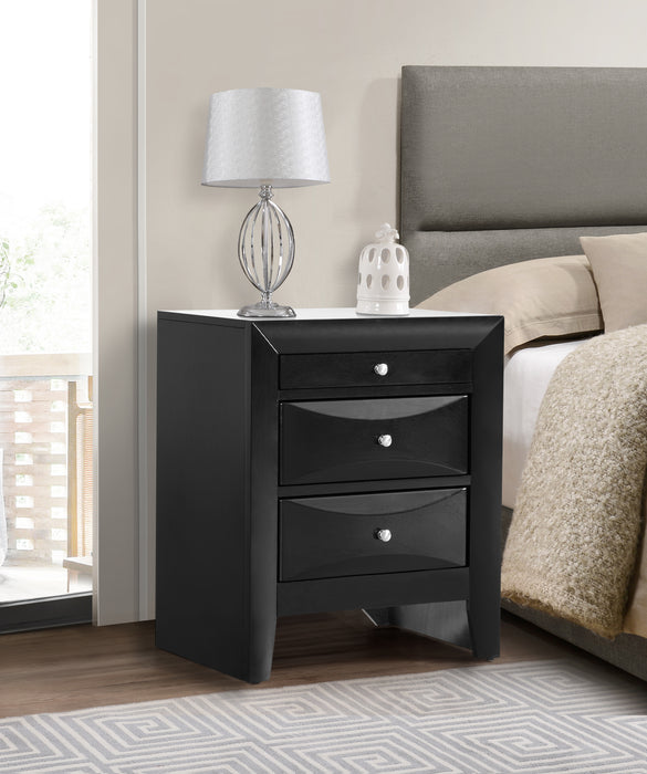 Glory Furniture Marilla G1500-N Nightstand , Black G1500-N