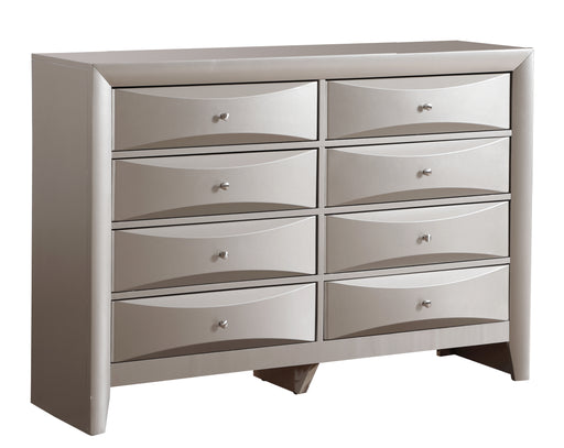Glory Furniture Marilla G1503-D Dresser , Silver Champagne G1503-D