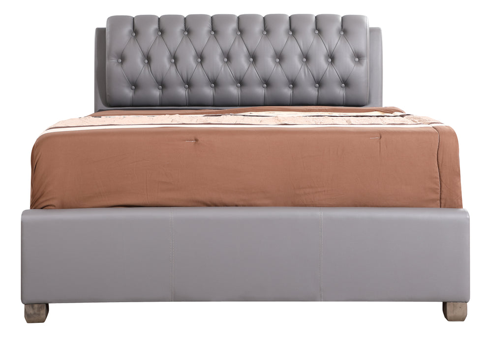Glory Furniture Marilla G1505C-UP Bed Light Grey 