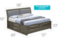 Glory Furniture Marilla G1505I-B4 Storage bed Gray