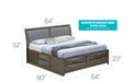 Glory Furniture Marilla G1505I-B4 Storage bed Gray