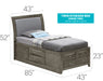 Glory Furniture Marilla G1505I-B4 Storage bed Gray