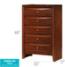 Glory Furniture Marilla G1550-CH Chest , Cherry G1550-CH