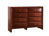 Glory Furniture Marilla G1550-D Dresser , Cherry G1550-D