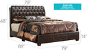 Glory Furniture Marilla G1550C-UP Bed DARK Brown