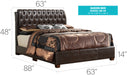 Glory Furniture Marilla G1550C-UP Bed DARK Brown