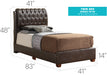 Glory Furniture Marilla G1550C-UP Bed DARK Brown