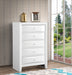 Glory Furniture Marilla G1570-CH Chest , White G1570-CH