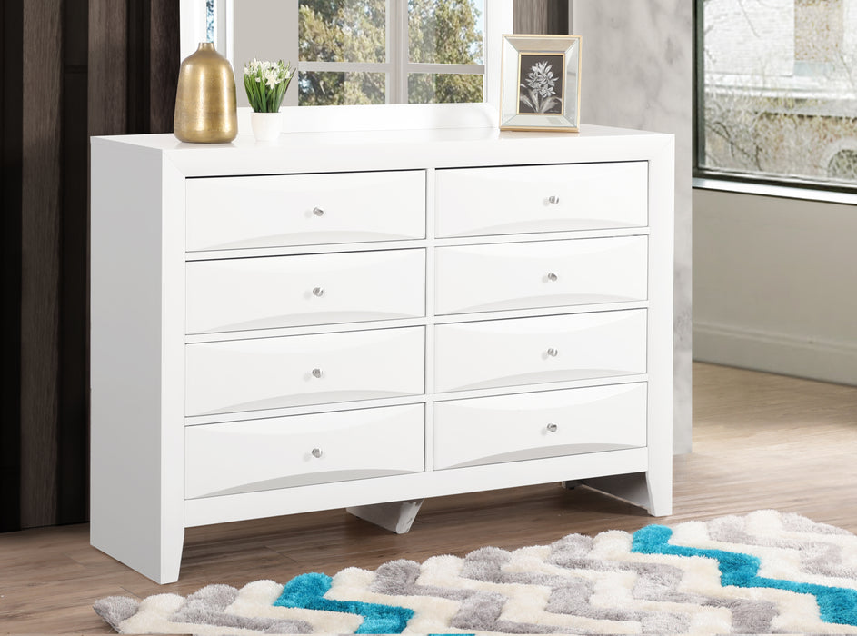 Glory Furniture Marilla G1570-D Dresser , White G1570-D