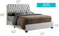 Glory Furniture Marilla G1570C-UP Bed White 