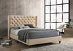 Glory Furniture Julie G1903-UP UpholsteRed Bed Beige