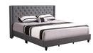 Glory Furniture Julie G1904-UP UpholsteRed Bed Gray