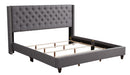 Glory Furniture Julie G1904-UP UpholsteRed Bed Gray