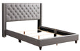 Glory Furniture Julie G1912-UP UpholsteRed Bed Light Grey
