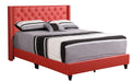 Glory Furniture Julie G1917-UP UpholsteRed Bed Red