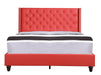 Glory Furniture Julie G1917-UP UpholsteRed Bed Red