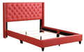 Glory Furniture Julie G1917-UP UpholsteRed Bed Red