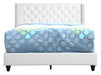 Glory Furniture Julie G1918-UP UpholsteRed Bed White 