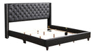 Glory Furniture Julie G1919-UP UpholsteRed Bed Black 