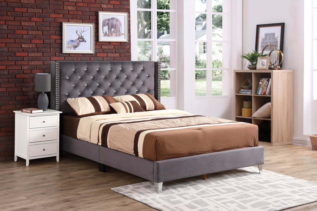 Glory Furniture Julie Upholstered Bed