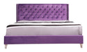 Glory Furniture Julie G1921-UP  UpholsteRed Bed Purple