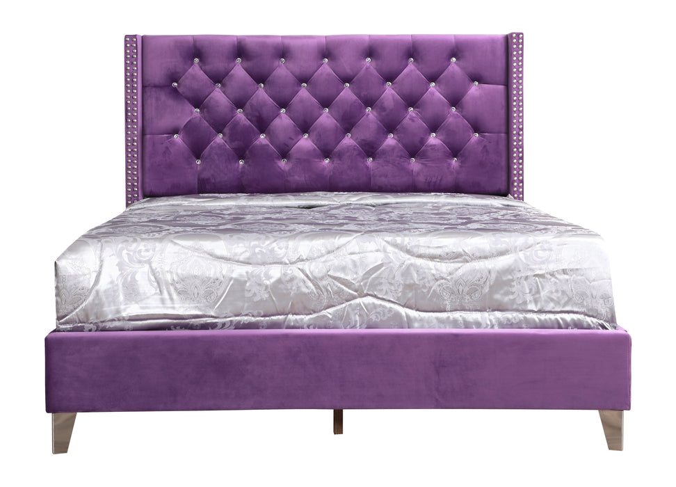 Glory Furniture Julie Upholstered Bed