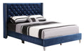 Glory Furniture Julie G1924-UP UpholsteRed Bed Navy Blue