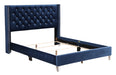 Glory Furniture Julie G1924-UP UpholsteRed Bed Navy Blue