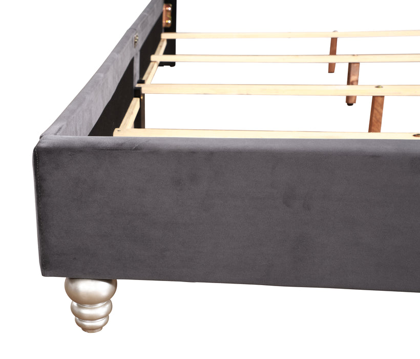 Glory Furniture Joy G1931-UP UpholsteRed Bed Gray