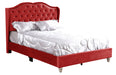 Glory Furniture Joy G1933-UP UpholsteRed Bed Cherry