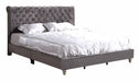 Glory Furniture Maxx G1940-UP Tufted UpholsteRed Bed Gray