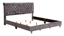 Glory Furniture Maxx G1940-UP Tufted UpholsteRed Bed Gray