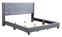 Glory Furniture Julie G1951-UP Full UpholsteRed Bed Blue 