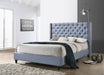 Glory Furniture Julie G1951-UP Full UpholsteRed Bed Blue 