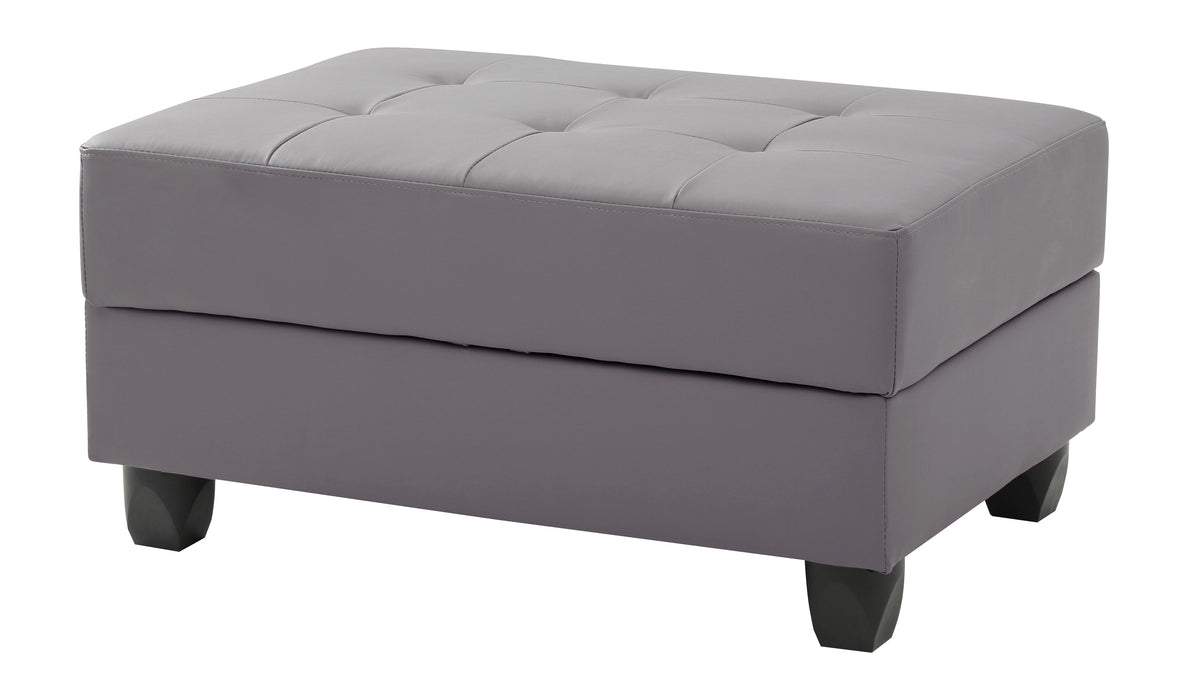 Glory Furniture Nyla Ottoman - Gray