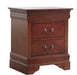 Glory Furniture LouisPhillipe G2100-N Nightstand , Cherry G2100-N