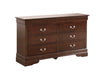 Glory Furniture LouisPhillipe G2125-D Dresser , Cappuccino G2125-D