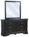 Glory Furniture LouisPhillipe G2150-D Dresser , Black G2150-D