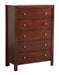 Glory Furniture Burlington G2400-CH Chest , Cherry G2400-CH