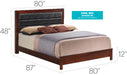 Glory Furniture Burlington G2400A-KB King Bed , Cherry G2400A-KB