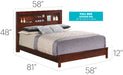 Glory Furniture Burlington G2400B-FB2 Full Bed , Cherry G2400B-FB2