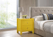 Glory Furniture Burlington G2402-N Nightstand , Yellow G2402-N