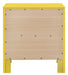 Glory Furniture Burlington G2402-N Nightstand , Yellow G2402-N